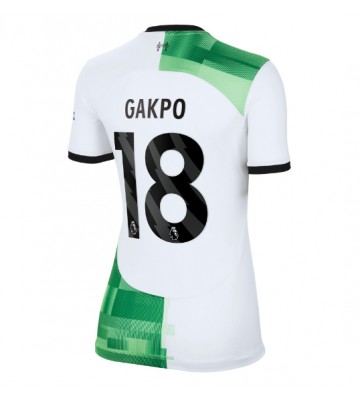Liverpool Cody Gakpo #18 Replica Away Stadium Shirt for Women 2023-24 Short Sleeve